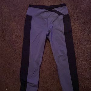 Grey and black leggings. Brand: Avia Size: Medium